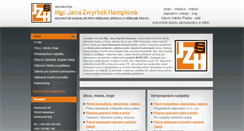 Desktop Screenshot of hamplova.cz